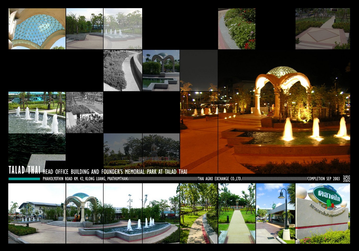 TALAAD THAI  Head office building and Founder’s Memorial park